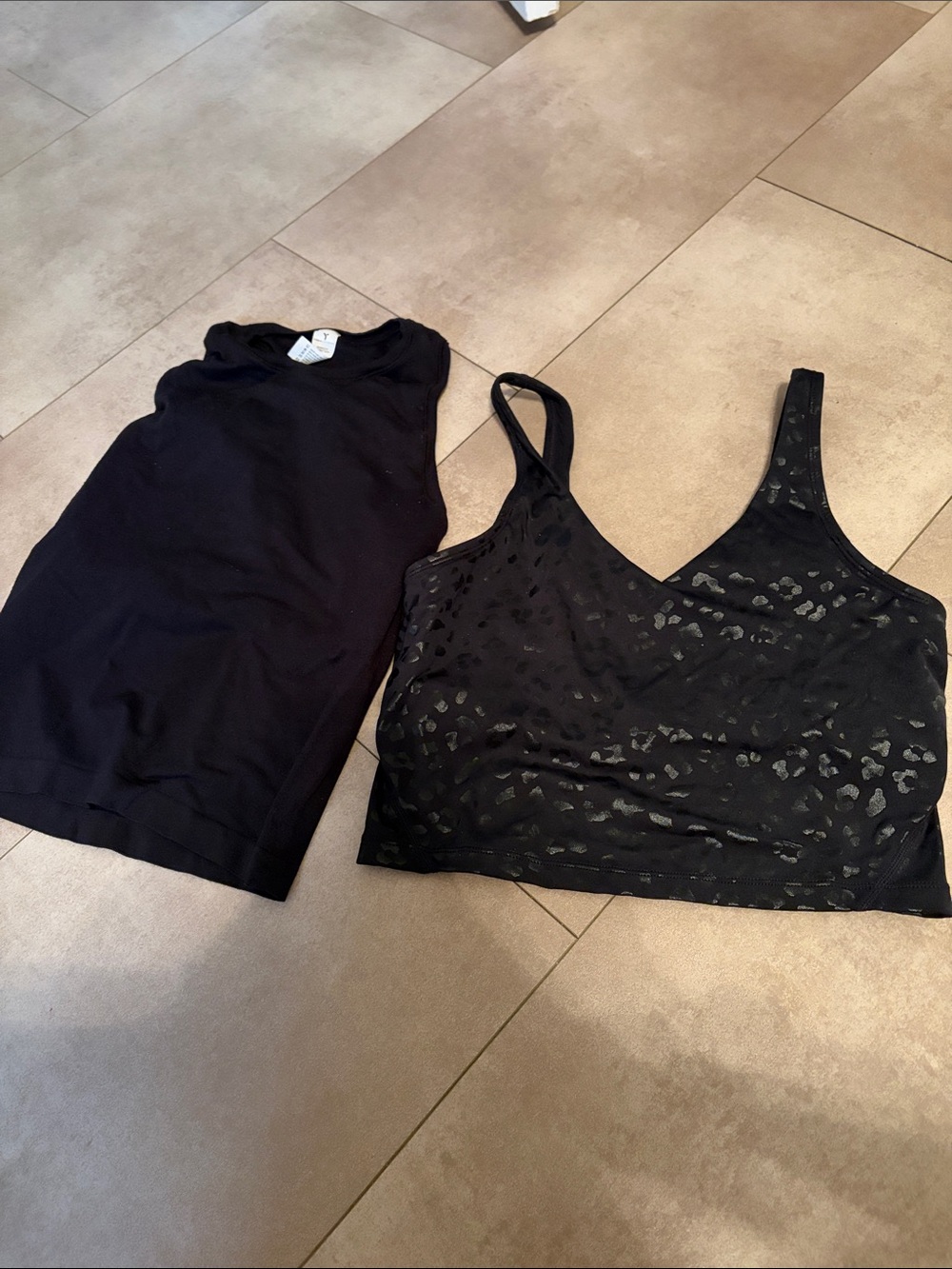 Black Sleeveless Workout top bundle